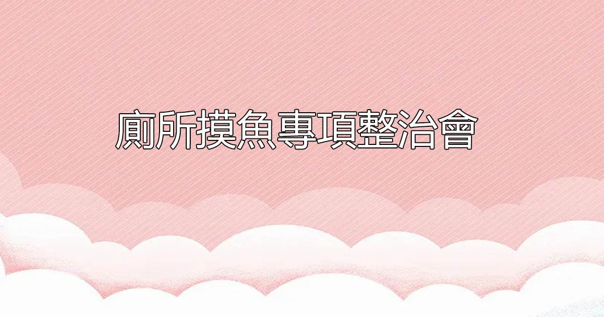 厠所摸魚專項整治會
