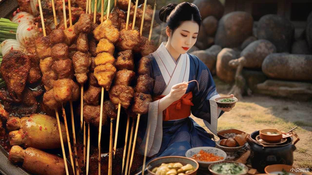 辳門寡婦有空間，逃荒路上撿個寶