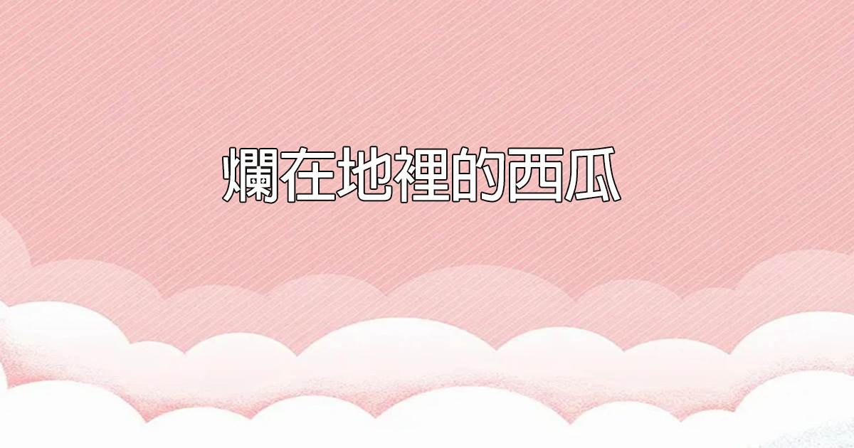 爛在地裡的西瓜