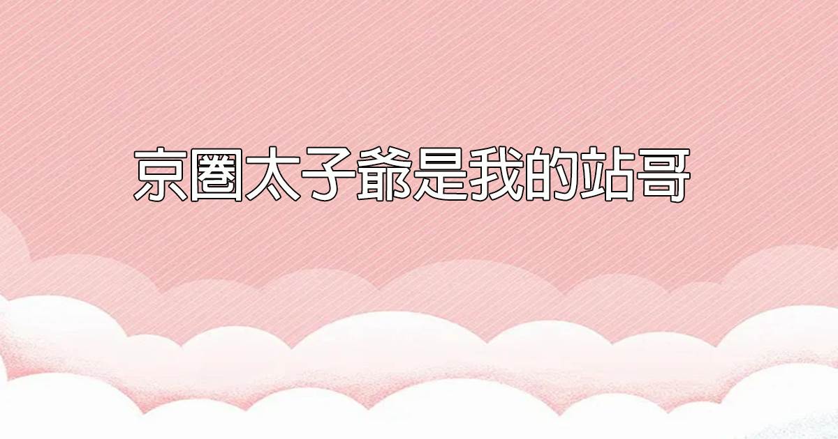京圈太子爺是我的站哥