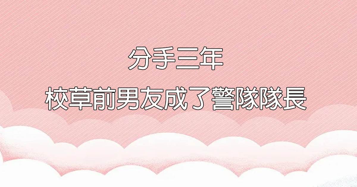 分手三年，校草前男友成了警隊隊長
